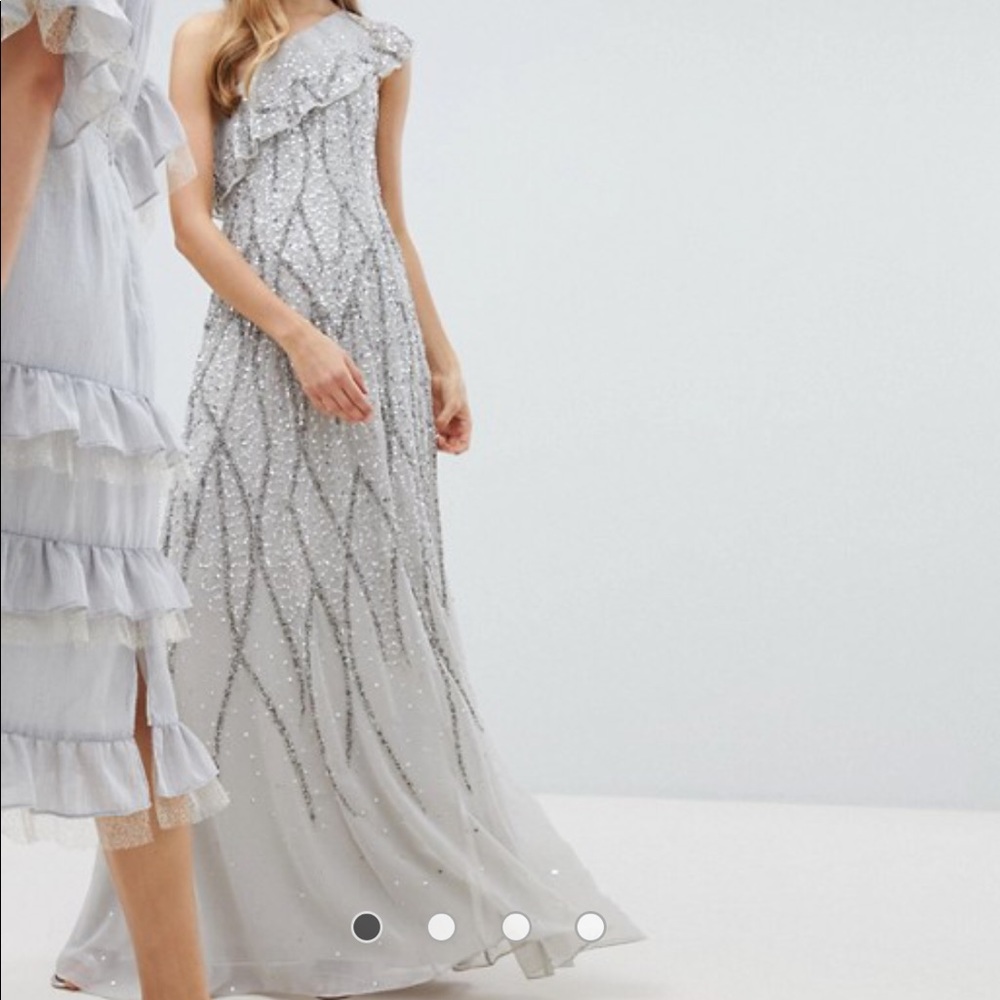 Gray Bridesmaid or Prom